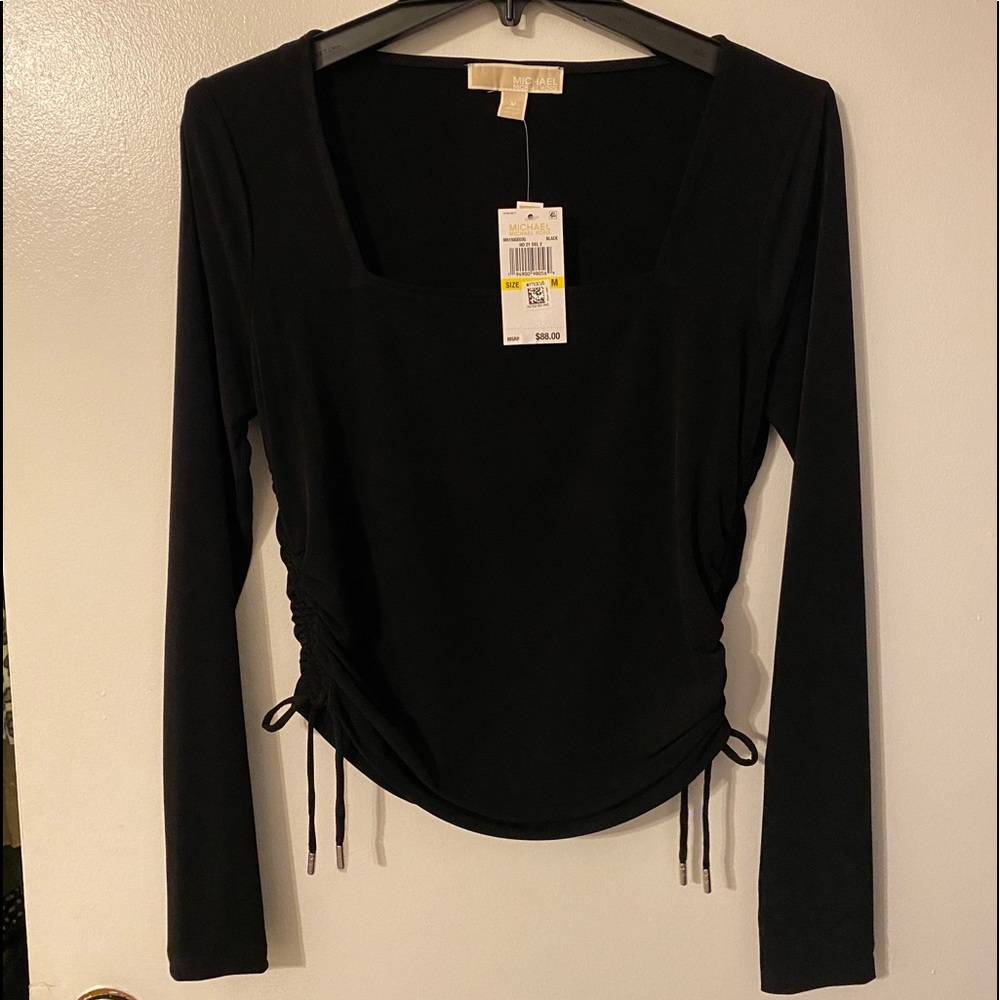 Michael Kors - Black long sleeve blouse - New